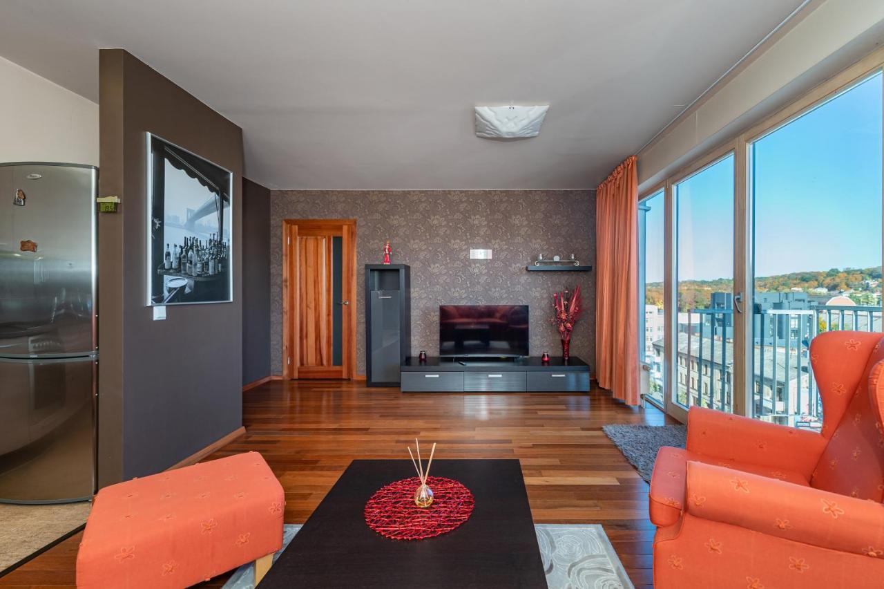 Panoramic City Centre Apartment By Polo Apartments Kaunas Exterior foto