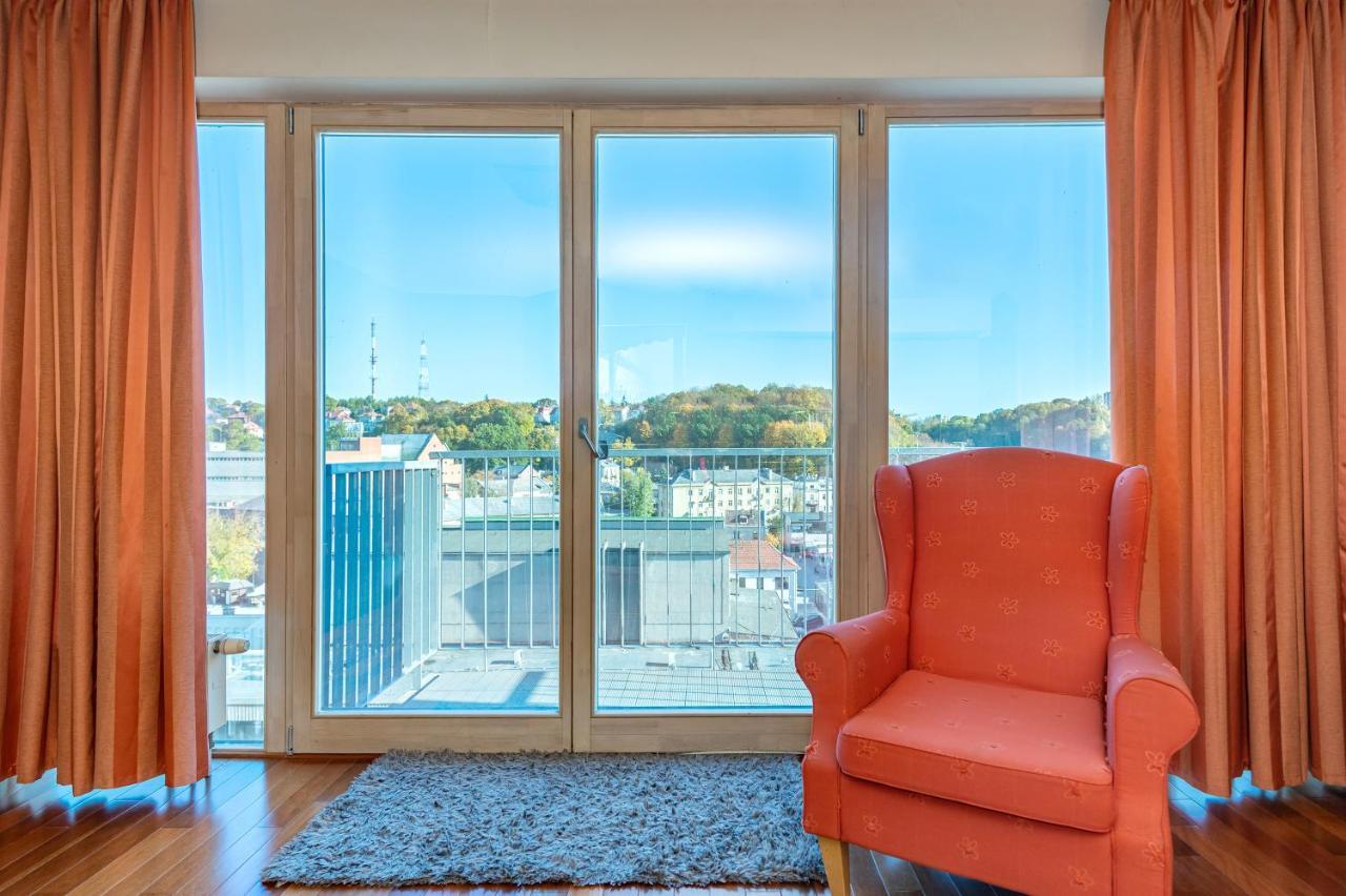 Panoramic City Centre Apartment By Polo Apartments Kaunas Exterior foto