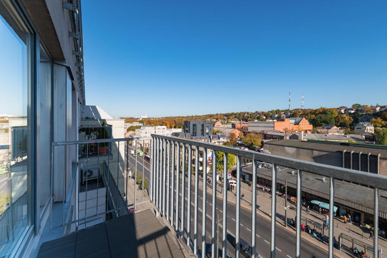 Panoramic City Centre Apartment By Polo Apartments Kaunas Exterior foto